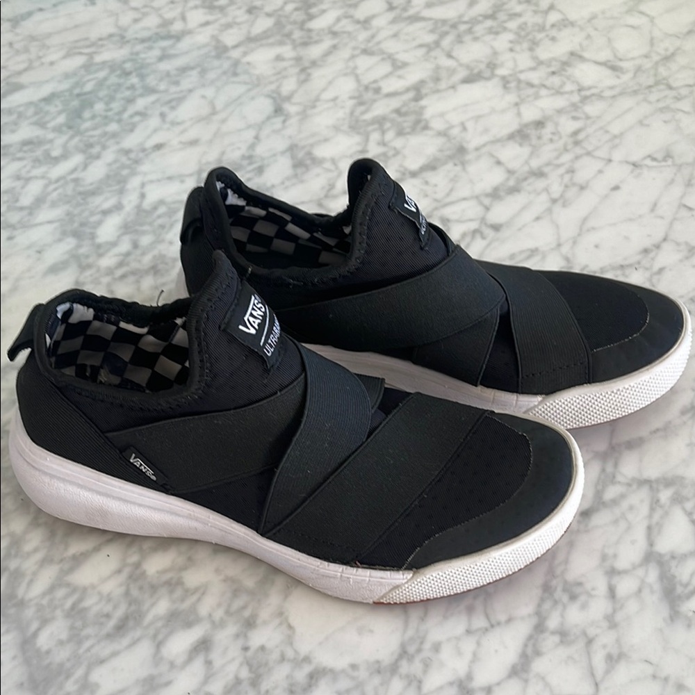 Vans Black Slip-On Sneakers